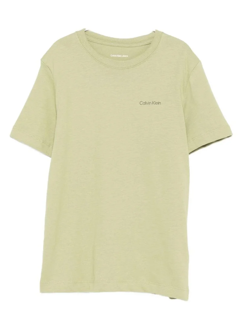 كالفن كلاين جينز تيشيرت جرافيك برقبة دائرية للأطفال